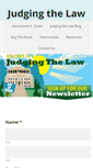 Mobile Screenshot of judgingthelaw.com